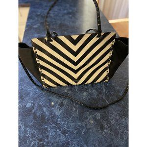Valentino Garavani Rockstud Chevron Medium Stripe